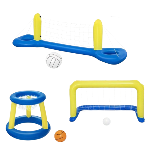 Jeux de piscine flottants !