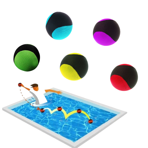 Balles rebondissantes sur l'eau !
